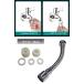 �y���s�A���i�z�X�e�����X�� �֌������z�[�X 16cm ���� �V�����[ 360�x��] �t���L�V�u�� �ߐ� �V�����[�w�b�h _. �֘A�摜2