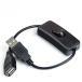 [ параллель импортные товары ]USB A мужской -A женский подача тока специальный удлинение ke- blue black on / off переключатель имеется источник питания переключатель _