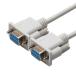 [ параллель импортные товары ] серийный Cross кабель 1.5m белый RS232C женский (DB-9/D-Sub9 булавка ) - женский (DB-9/D-Sub9 булавка ) _.