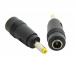 [ параллель импортные товары ]DC5.5/2.1mm женский -DC4.0/1.7mm мужской DC изменение адаптер штекер источник питания AC адаптор _