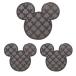  Disney мобильный metal наклейка ( серебряный S) _