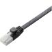 エレコム LANケーブル 10m ツメが折れない スーパーフラット CAT6 ブラック LD-GFT/BK100 _.