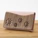 VARCO REAL WOOD Fleur футляр для карточек женский футляр для визитных карточек кожа натуральная кожа симпатичный цветочный принт 