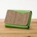 VARCO REALWOOD Volume card case футляр для визитных карточек футляр для карточек мужской женский натуральная кожа кожа кожа сделано в Японии 