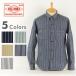 BIGMIKE rbO}CN 101815005 L/S STRIPE WORK SHIRT Y H ~ gNZ[