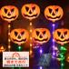  Halloween украшение солнечный тыква свет .... встроен палка 6 шт. комплект магазин экстерьер орнамент водонепроницаемый таймер led садовый светильник иллюминация 
