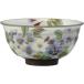  Kyoyaki Shimizu .... обжиг в печи чашка для риса маленький белый . фиолетовый . цветок KTA515-02