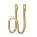  peace . industry KabettekabeteJ type hook brass color height 65X width 26X depth 28mm wall surface storage wall storage shelves small articles ..KA-F03