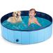 Ninonly бассейн детский для домашних животных собака для бассейн ba spool крепкий проект складной место хранения удобный осушение колпак есть воздушный насос не необходимо . двор для диаметр 120x
