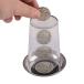 [ jugglery Magic ]Coin thru Glass/ miracle s Roo coin coin Magic series coin Coaster penetrate Magic close . Magic tool jugglery 