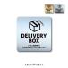 DELIVERY BOX доставка домой box plate style магнитный / наклейка модель 