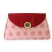  BVLGARY BVLGARI клатч сумка атлас мир рисунок розовый красный женский 