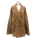  Dazzlin dazzlin двойной Пальто Честерфилд средний общий подкладка F чай Brown /GV женский 