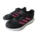 Adidas adidas core faito3.0 эластичный re- Stop ремешок спортивные туфли обувь 17.5cm чёрный черный розовый Kids 