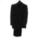 DEVOTE костюм черный формальный выставить tailored jacket длинный рукав слаксы длинный галстук шерсть чёрный черный A-6