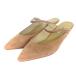 ruta long Letalon strap mules sandals po Inte dotu suede style tea Brown M 23.0-23.5 corresponding #SM1 lady's 