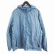 Uniqlo UNIQLO с хлопком пальто средний длина полный Zip капот Old Uniqlo бледно-голубой L #GY99 мужской 