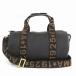  Fendi FENDI Mini Boston сумка на плечо рука 2WAY Logo линия иен стойка type нейлон чёрный черный сумка *AA* женский 