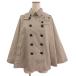  Burberry London BURBERRY LONDONpa Cub ru пончо блузон кнопка капот B1A27-525-40 бежевый 38 женский 