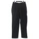 spSPU tuck широкий конический слаксы брюки чёрный черный M мужской 