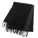  Burberry Black Label BURBERRY BLACK LABEL Logo вышивка muffler бахрома чёрный черный мужской 
