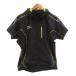  Mizuno MIZUNO ветровка капот короткий рукав Zip выше S чёрный черный желтый цвет желтый /SX мужской 