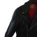 ���C�X���U�[ LEWIS Leathers 70s ���B���e�[�W �_�u�� ���C�_�[�X �W���P�b�g ���^�O ���U�[ �㒅 38 �� �u���b�N �����Y �֘A�摜2