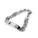 DIESEL дизель STEEL BRACELET Steel браслет Logo plate нержавеющая сталь SILVER серебряный DX0966040 /* мужской rete
