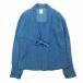 12AW visvim VISVIM LHAMO SHIRTlamo рубашка перо тканый Samue жакет блузон верхняя одежда внешний linen....2 синий голубой 