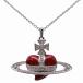  Vivienne Westwood DIAMANTE HEART Diamante Heart колье подвеска o-b стразы аксессуары красный 