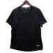  Nike NIKE dry Fit well nes running shirt cut and sewn short sleeves mesh black black L 890354-010 lady's 