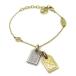 Louis Vuitton LOUIS VUITTON браслет Precious nano грамм M00579 именная бирка очарование стразы Gold женский 