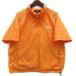  Callaway CALLAWAY половина Zip короткий рукав Wind брейкер жакет Golf одежда orange L мужской 