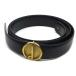  Dunhill dunhill ремень кожа Circle Logo пряжка чёрный золотой черный Gold Британия производства 
