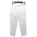  плюс tePLSTlinen Blend стрейч палочка брюки укороченные брюки длина талия резина белый XXS 8206007 женский 