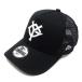  New Era NEW ERA Youth 9FORTY A-Frame Yomiuri Giants сетчатая кепка зажим задний черный белый чёрный белый Kids 