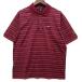  Nike Golf NIKE GOLF Tiger Woods TIGER WOODS окантовка рубашка-поло короткий рукав Golf одежда wine red S 184482 F20104ESQ мужской 