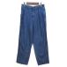  Piasports PIA SPORTS тонн cell Denim two tuck широкий брюки индиго 79 мужской 