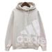  Adidas adidasja Ian Toro go тренировочный Parker Essentials Giant Logo Fleece Hoodie HL6928 алюминий белый M мужской 
