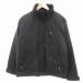  - shupapi-Hush Puppies с хлопком жакет с высоким воротником Zip выше M чёрный черный /UD мужской 