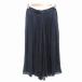 k Miki .k Kumikyoku KUMIKYOKU прекрасный товар юбка-брюки ska ntsu легкий широкий укороченные брюки длина 2 M темно-синий темно-синий /AE женский 