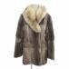  мех кролика мех лисы пальто мех 11 M чай Brown /FT #GY99 женский 