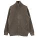 B&amp;Y United Arrows BEAUTY&amp;YOUTH красота &amp; Youth вязаный жакет Zip выше кардиган длинный рукав серый XL 260122E #GY35