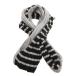  Emporio Armani EMPORIO ARMANI шарф снуд muffler ребра вязаный серый черный 260316E мужской 