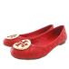  Tory Burch TORY BURCH балетки Flat Logo plate стеганое полотно 5.5 красный красный /FF #GY62 женский 