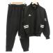  Adidas adidas 90s выставить спортивная куртка джерси брюки спортивная одежда M чёрный черный 3шт.@ линия воротник-стойка 