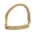ji van si.GIVENCHY plate браслет Logo Gold цвет #GY09 мужской женский 