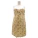  See by Chloe SEE BY CHLOE bare top One-piece мини длина 40 Gold цвет цветочный принт шелк шелк ./IB #GY09 женский 