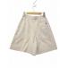  Munsingwear одежда MUNSINGWEAR задний Logo вышивка Zip шорты M BEIGE( бежевый ) весна лето женский 