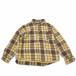  East end Highlander zEAST END HIGHLANDERS шерсть . проверка фланель рубашка блуза желтый 120 Kids 